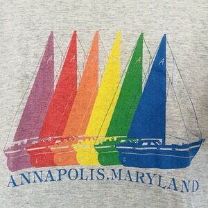 Vtg 90s VANS "California Native"‎ Cotton Single Stitch Graphic T-Shirt Annapolis